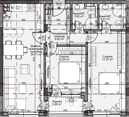 Продава 3-СТАЕН, гр. София, Младост 3, снимка 3 - Апартаменти - 46977968