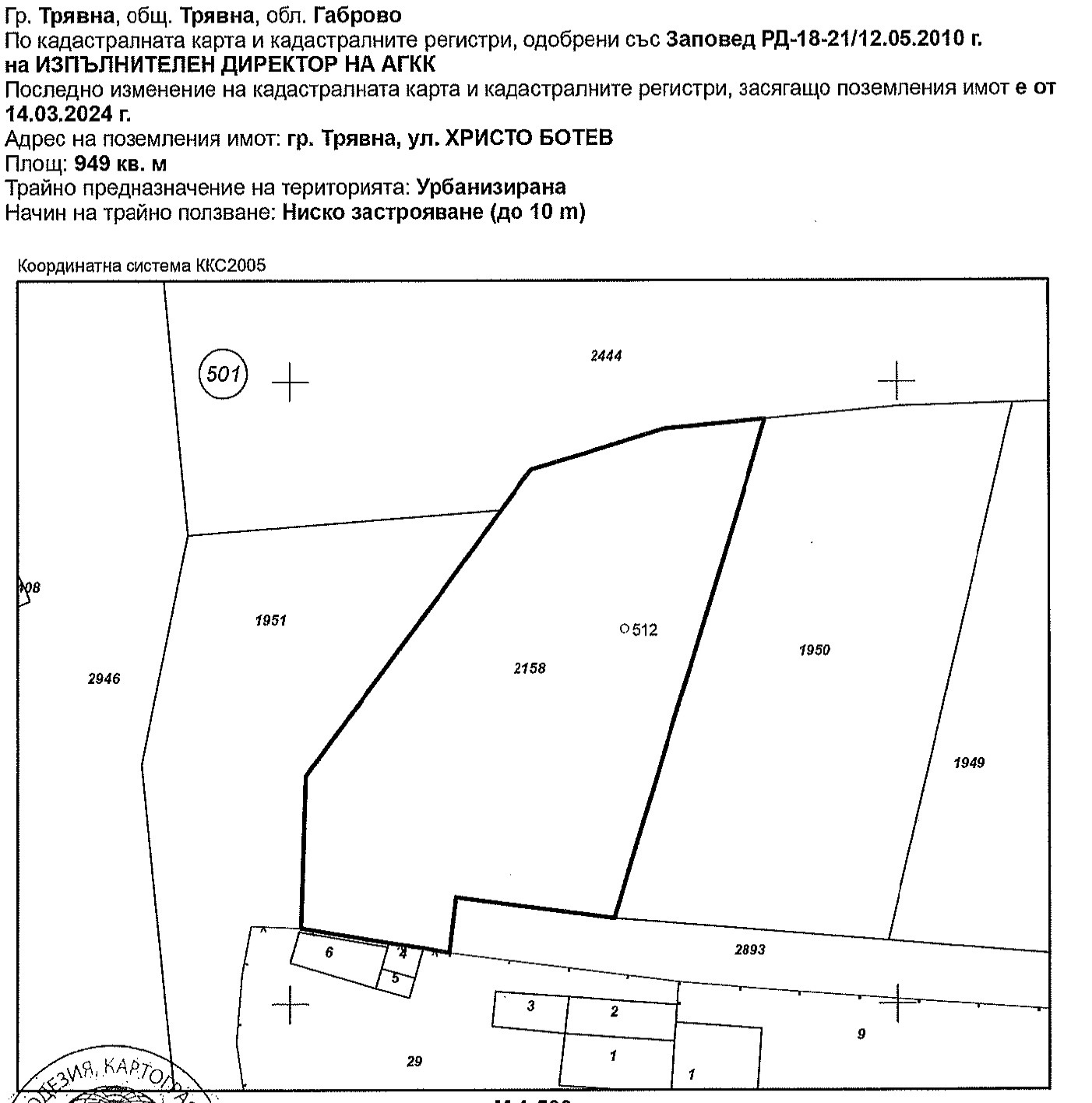 Продава ПАРЦЕЛ, гр. Трявна, област Габрово