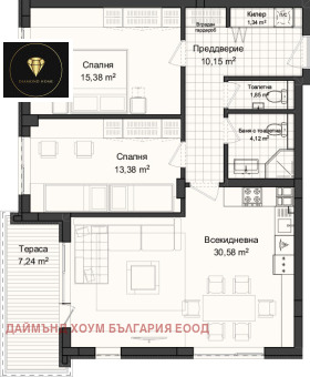 3-стаен град Пловдив, Гагарин 2