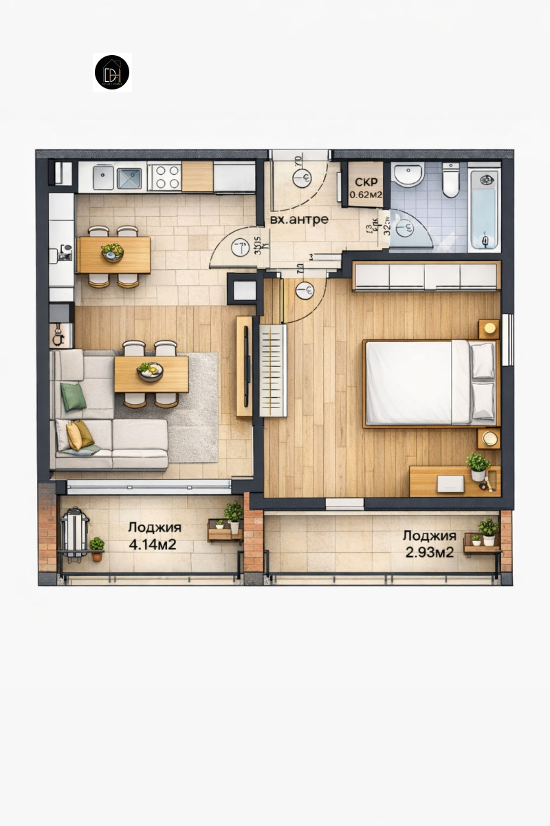 Продава 2-СТАЕН, гр. Пловдив, Кършияка
