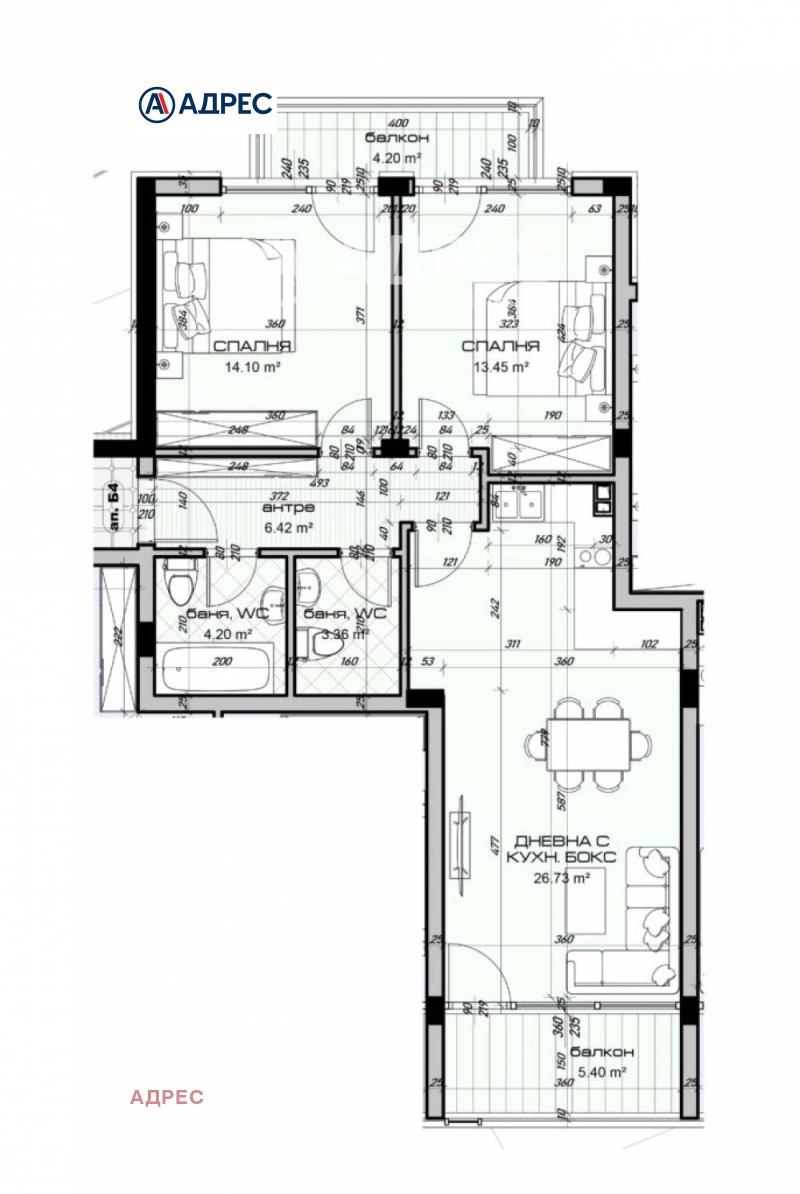 Продава 3-СТАЕН, гр. Варна, Виница, снимка 1 - Aпартаменти - 48077635