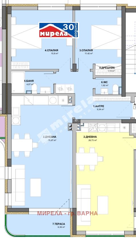 Продава 3-СТАЕН, град Варна, Виница • 150000 € / 293374.50 лв. • 20611984 1