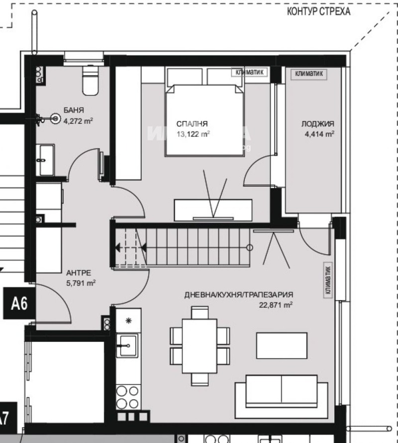 Продава МНОГОСТАЕН, гр. София, Кръстова вада, снимка 3 - Aпартаменти - 40760216