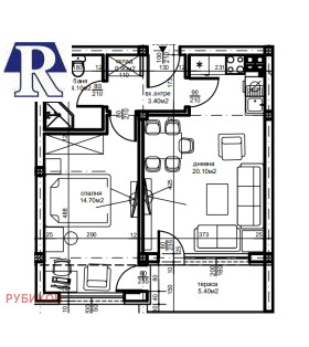 Продава 2-стаен град Пловдив Кючук Париж - [1] 