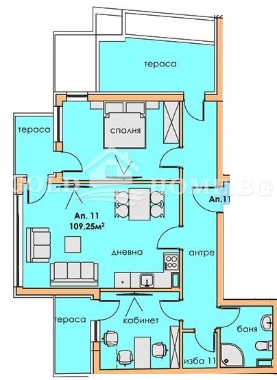 Te koop  2 slaapkamers Plovdiv , Tsentar , 109 m² | 89837892 - afbeelding [2]