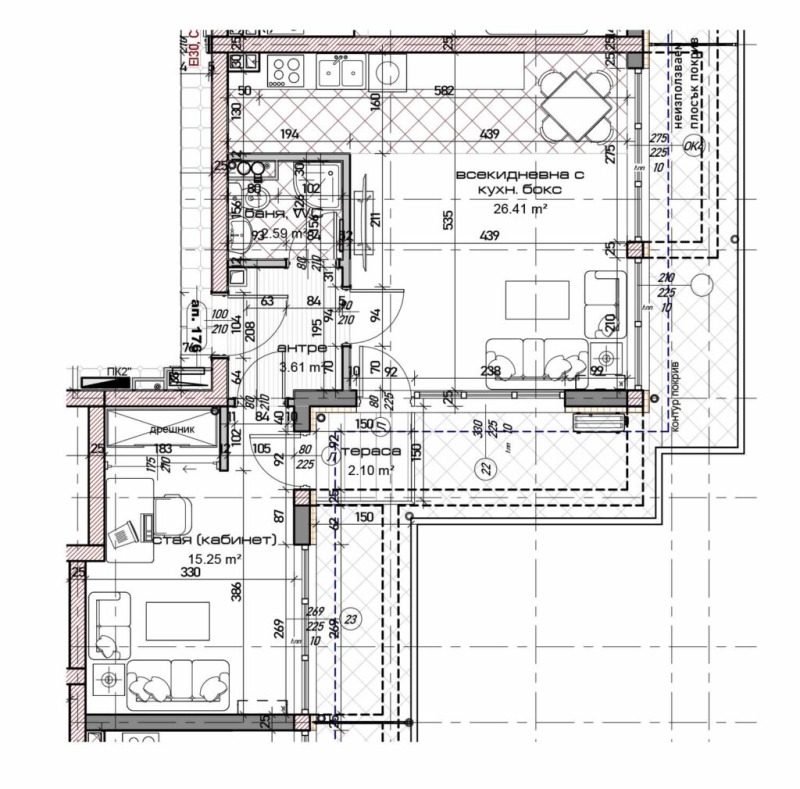 For Sale  2 bedroom Varna , Mladost 1 , 113 sq.m | 58398778
