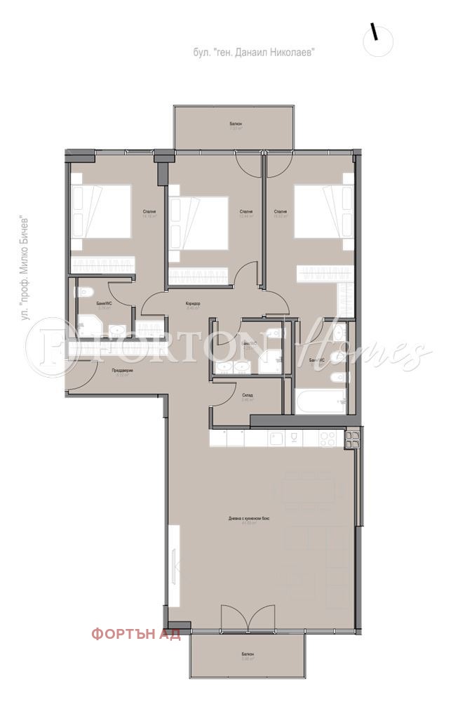 Продава 4-СТАЕН, гр. София, Оборище, снимка 2 - Апартаменти - 54831126