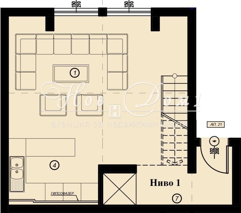 Zu verkaufen  Maisonette Sofia , Manastirski liwadi , 121 qm | 89671688 - Bild [14]
