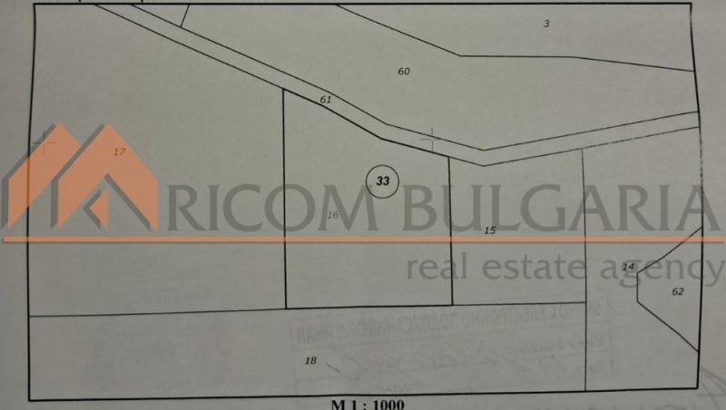 Продава ПАРЦЕЛ в област Варна, с. Кичево - 2000 кв.м / 22 000 € » 43 028.26 лв., РИКОМ