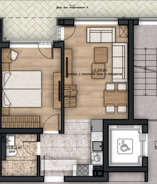 Zu verkaufen  1 Schlafzimmer Sofia , Malinowa dolina , 60 qm | 85574811 - Bild [6]