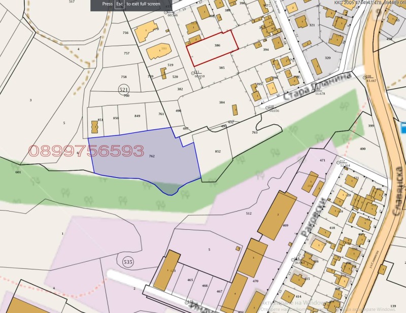 Продава ПАРЦЕЛ, гр. Обзор, област Бургас, снимка 4 - Парцели - 52786322