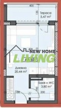 Продава 1-СТАЕН, град Пловдив, Тракия • 58500 € / 114416.05 лв. • 19724818 2