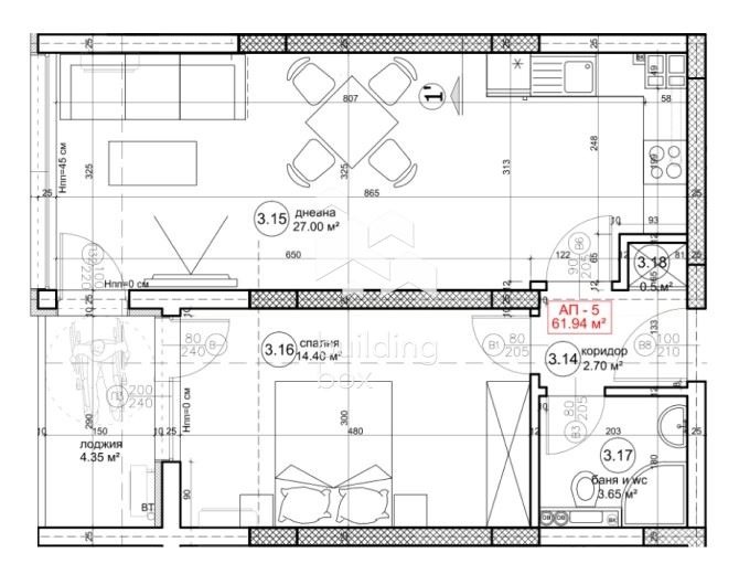 For Sale  1 bedroom Varna , Vazrazhdane 4 , 76 sq.m | 53630432 - image [2]