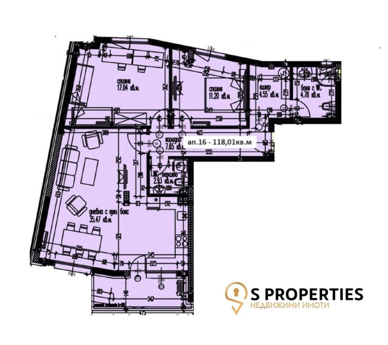 Продаја  2 спаваће собе Варна , Аспарухово , 118 м2 | 53629258 - слика [2]