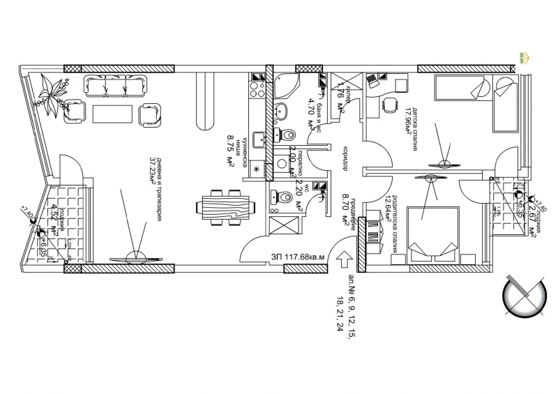 Na prodej  2 ložnice Plovdiv , Sadijski , 134 m2 | 24252825 - obraz [8]