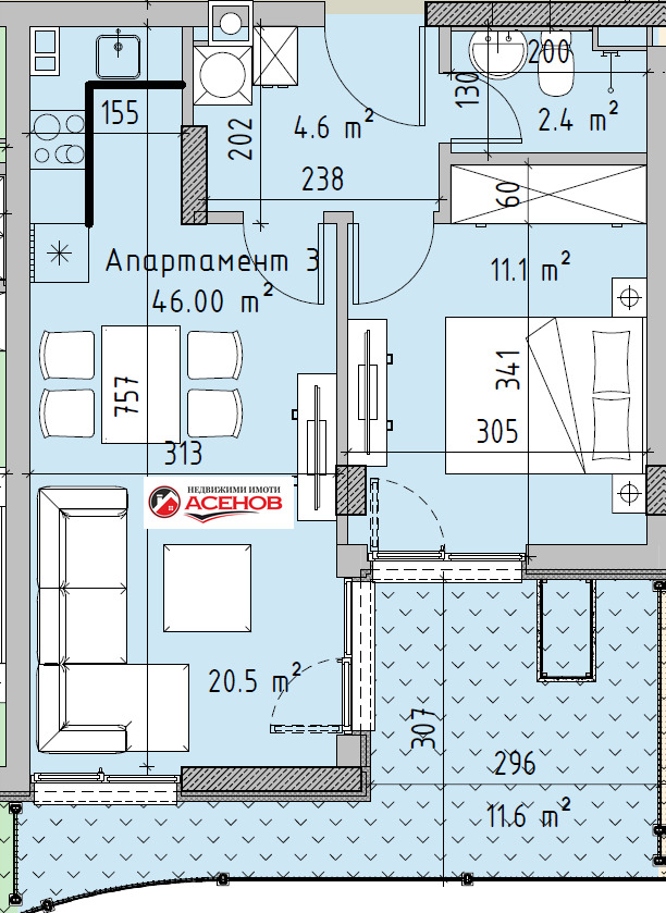 Продава 2-СТАЕН, гр. София, Витоша, снимка 3 - Aпартаменти - 47510583