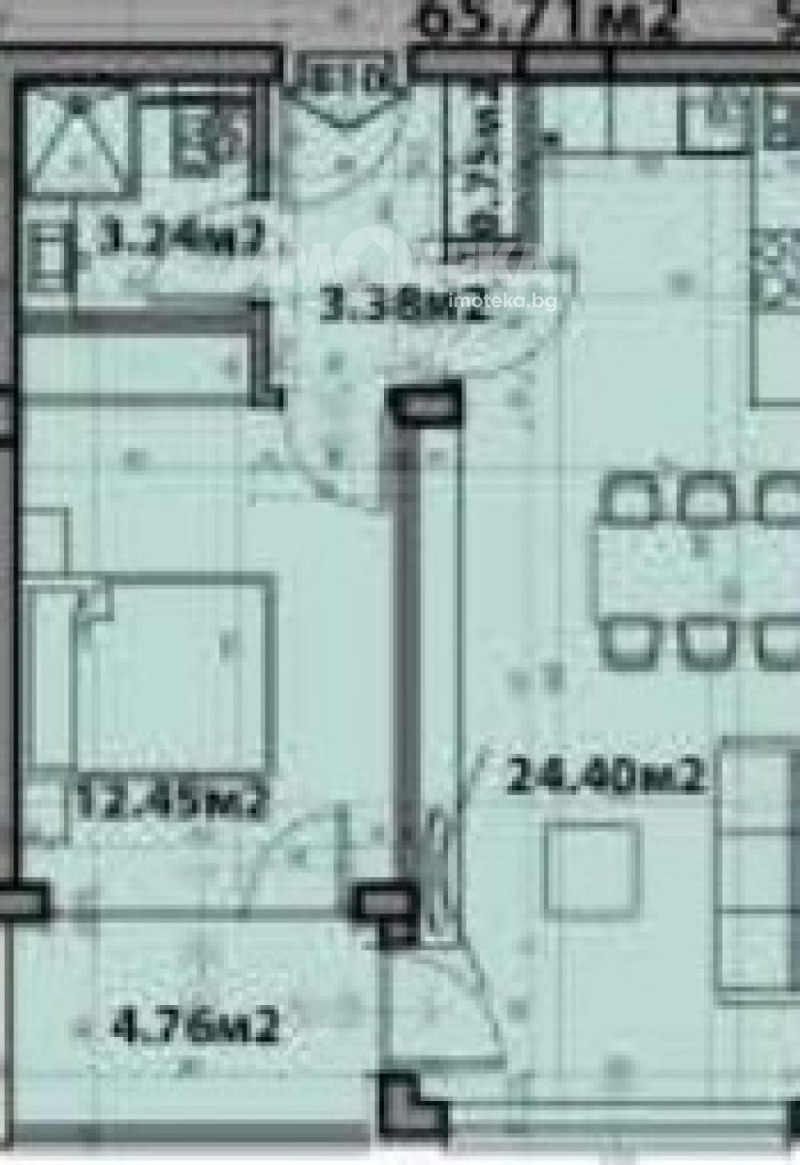 For Sale  1 bedroom Varna , Vinitsa , 66 sq.m | 45578839 - image [4]