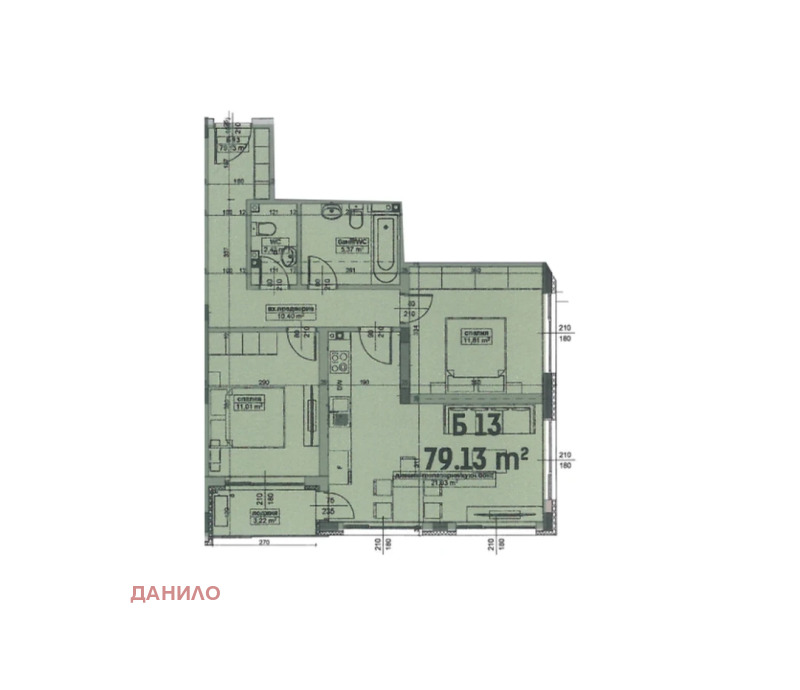 Продава 3-СТАЕН, гр. Велико Търново, Бузлуджа, снимка 8 - Aпартаменти - 48906712