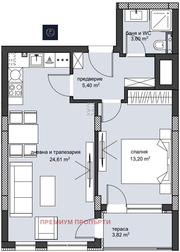 Продава 2-СТАЕН, гр. Пловдив, Христо Смирненски, снимка 2 - Aпартаменти - 48966277