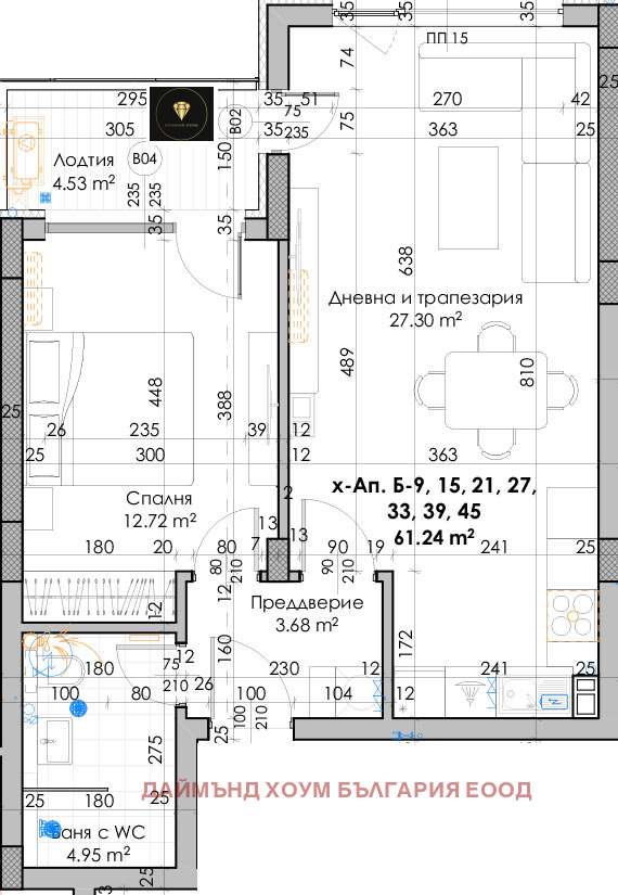 Zu verkaufen  1 Schlafzimmer Plowdiw , Juschen , 77 qm | 71886545 - Bild [3]