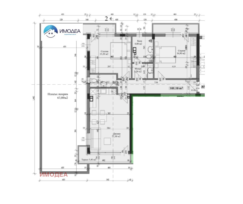 De vânzare  2 dormitoare Velico Târnovo , Buzludja , 120 mp | 33673556 - imagine [6]