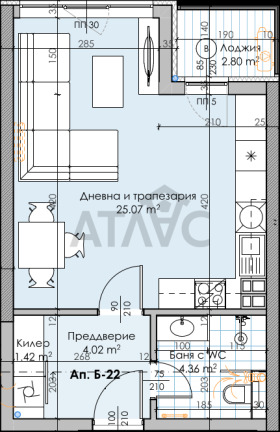 Продажба на едностайни апартаменти в град Пловдив — страница 10 - изображение 6 