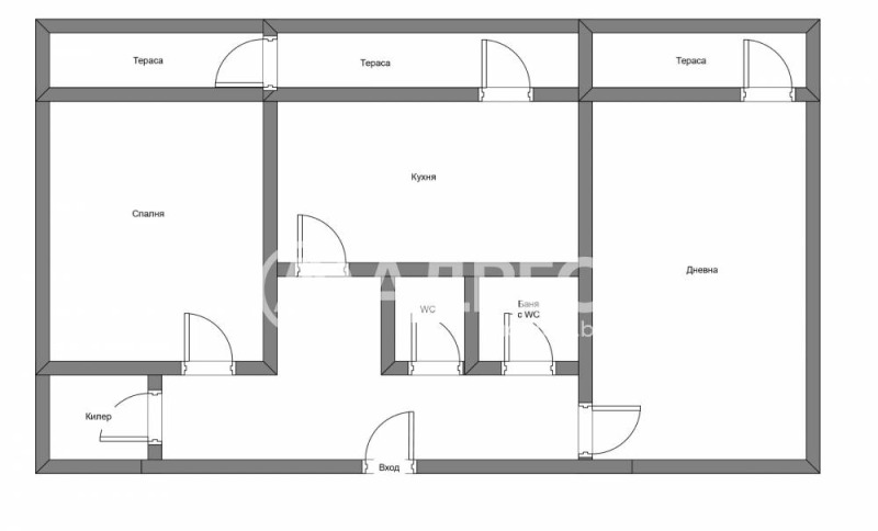 De vânzare  1 dormitor Sofia , Svoboda , 61 mp | 79739676 - imagine [4]
