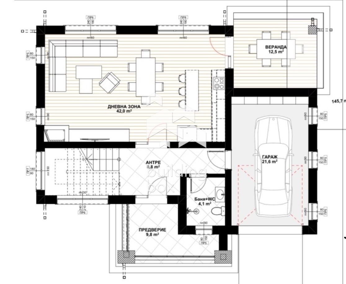 Продава КЪЩА, гр. Пловдив, Остромила, снимка 3 - Къщи - 55060543
