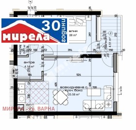 1 sypialnia Mladost 1, Warna