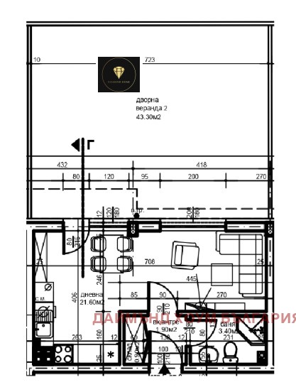 Zu verkaufen  Studio Plowdiw , Hristo Smirnenski , 83 qm | 79044142 - Bild [2]