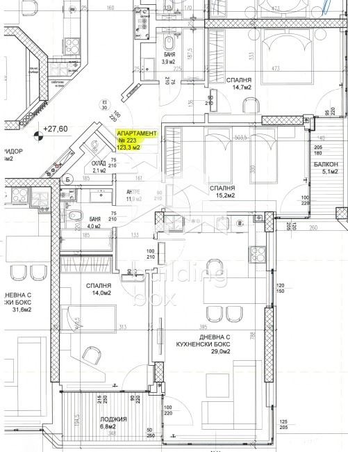 Satılık  3 yatak odası Sofia , Drujba 2 , 151 metrekare | 92107643 - görüntü [11]