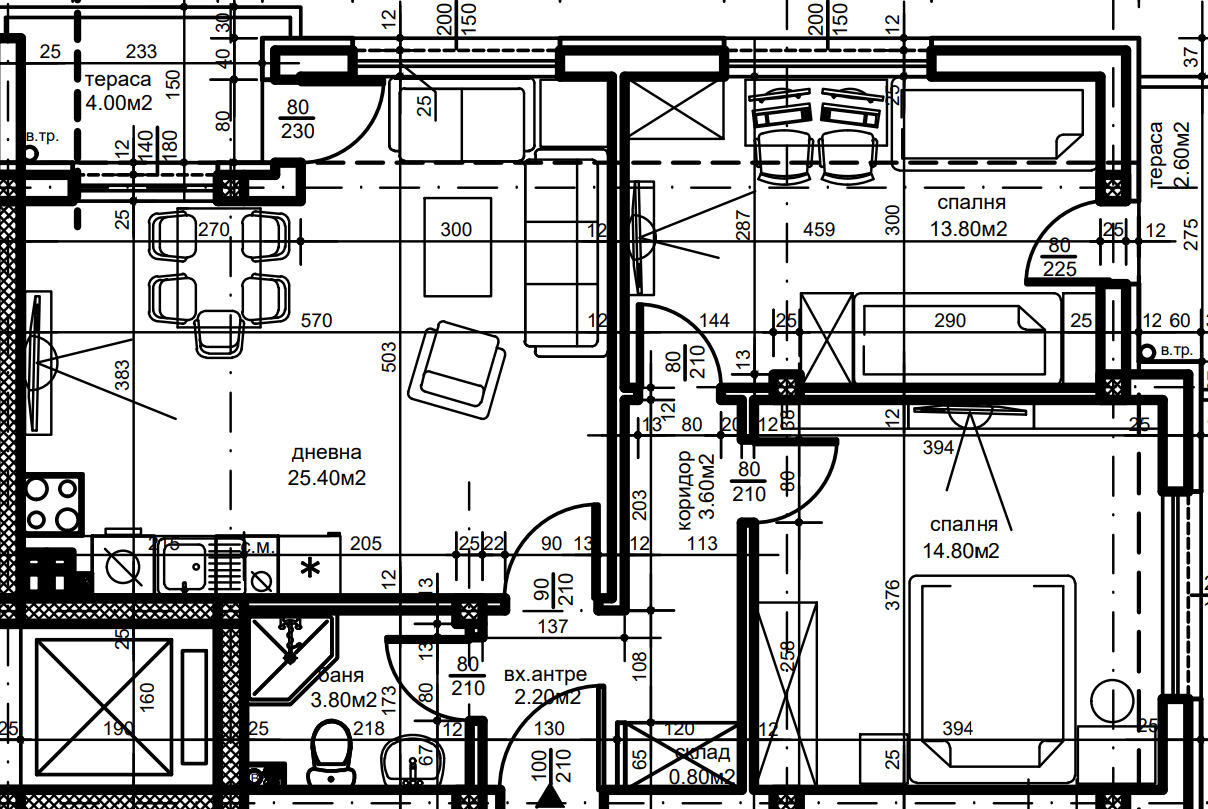 Продава 3-СТАЕН, гр. Пловдив, Беломорски