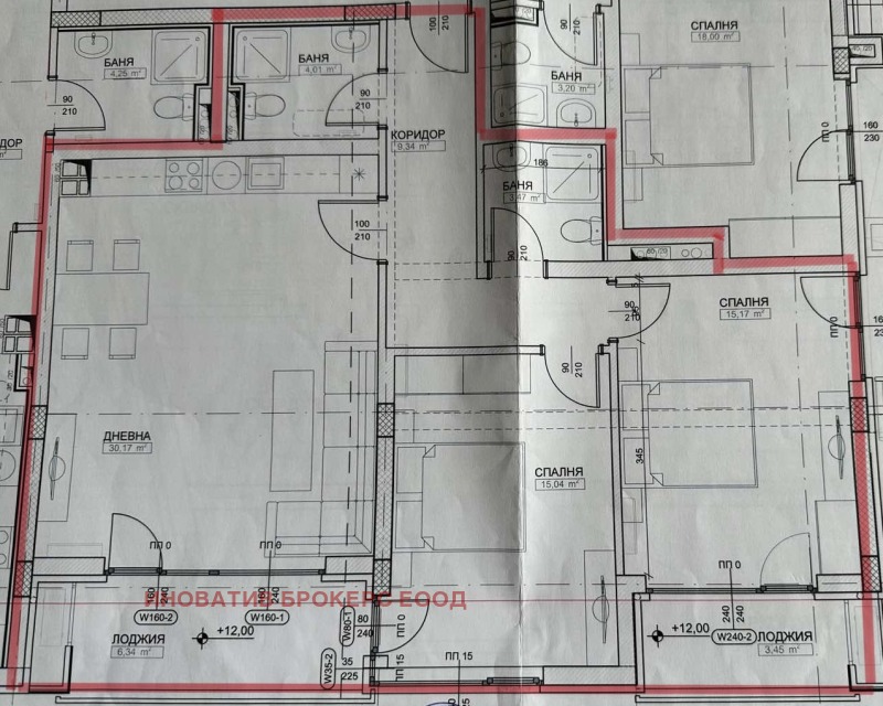 Satılık  2 yatak odası Sofia , Krastova vada , 142 metrekare | 94764600