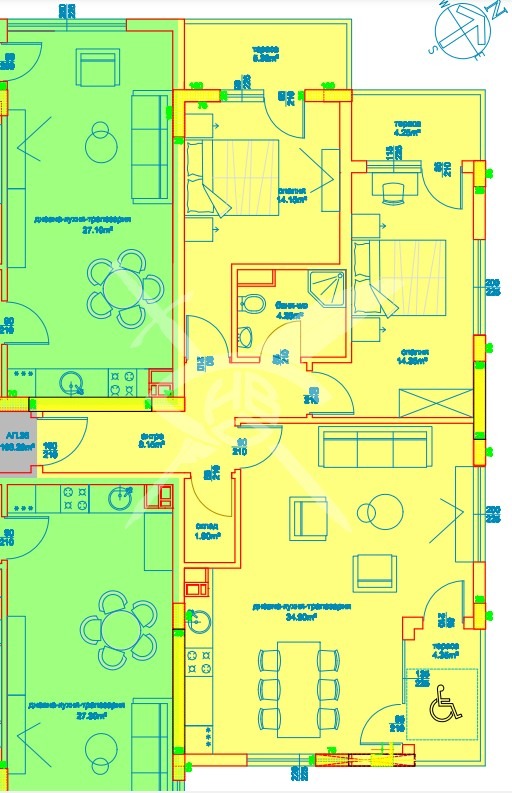 For Sale  2 bedroom Burgas , Izgrev , 120 sq.m | 78974146