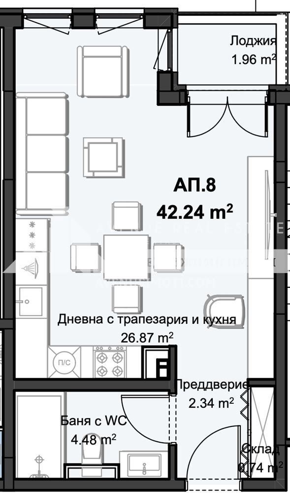Продава 1-СТАЕН, гр. Пловдив, Христо Смирненски, снимка 2 - Апартаменти - 53515909