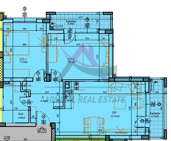 In vendita  2 camere da letto Varna , k.k. Sv.Sv. Konstantin i Elena , 91 mq | 99402266 - Immagine [4]