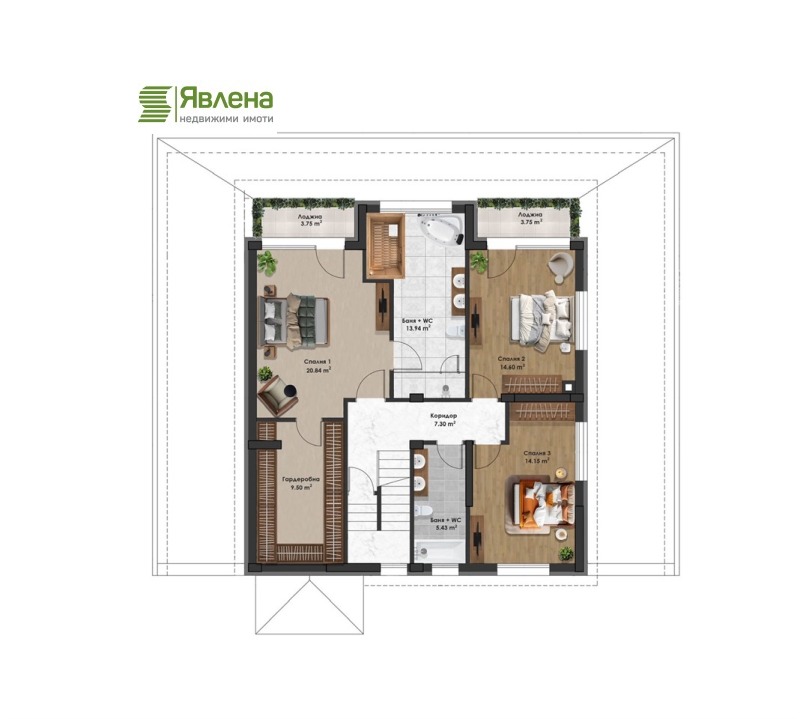 Продава КЪЩА, с. Белащица, област Пловдив, снимка 9 - Къщи - 52538867