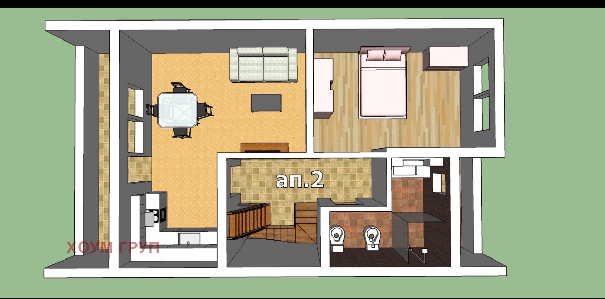 Продава 2-СТАЕН, гр. Варна, Център, снимка 2 - Апартаменти - 51647540