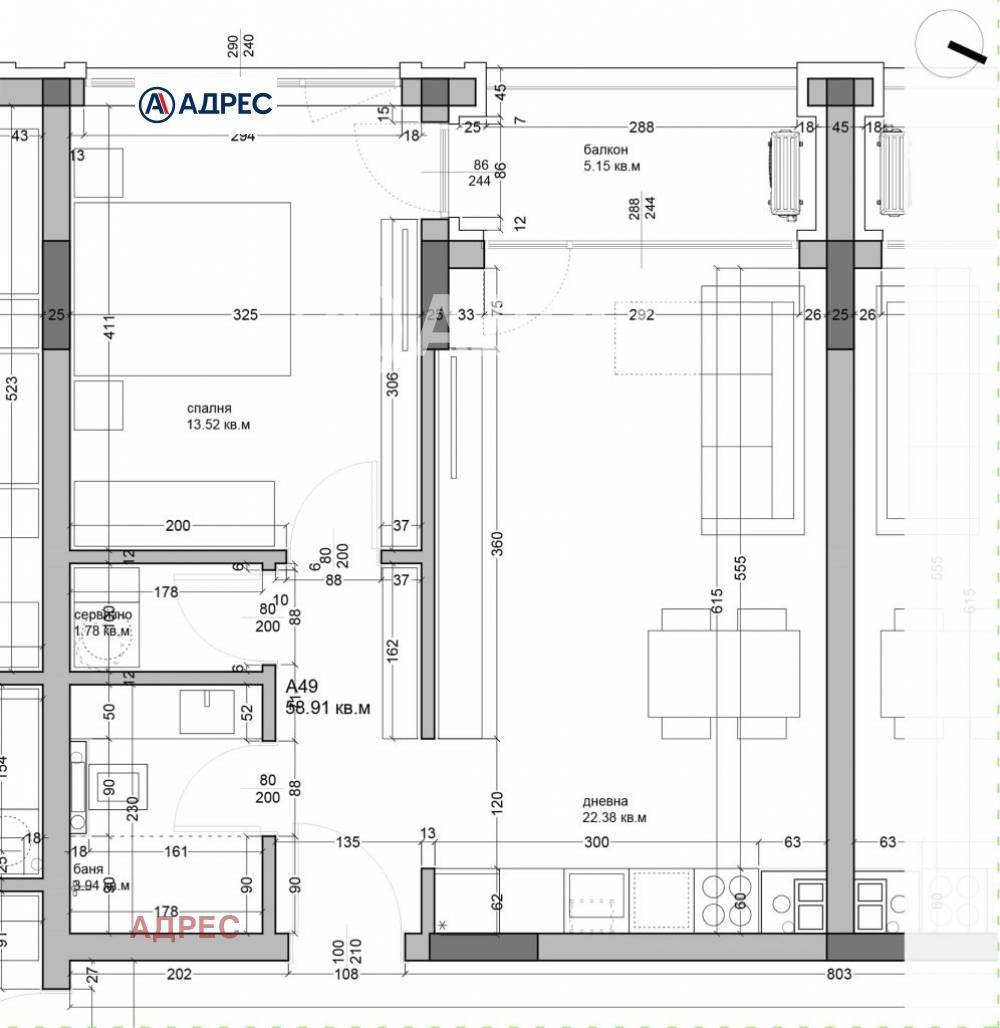 Продава 2-СТАЕН, гр. Варна, Аспарухово, снимка 2 - Апартаменти - 53902278