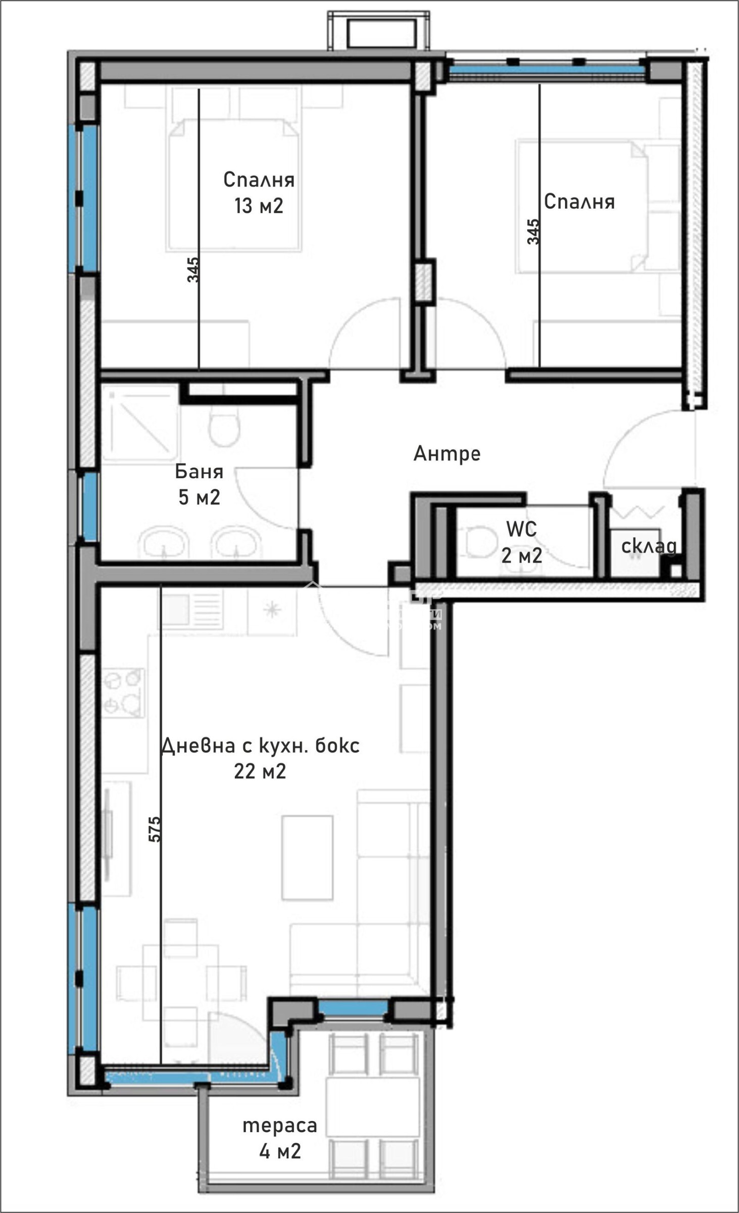 Продава 3-СТАЕН, гр. Пловдив, Въстанически, снимка 2 - Апартаменти - 49956492