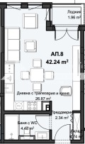 Продава 1-СТАЕН, гр. Пловдив, Христо Смирненски, снимка 2