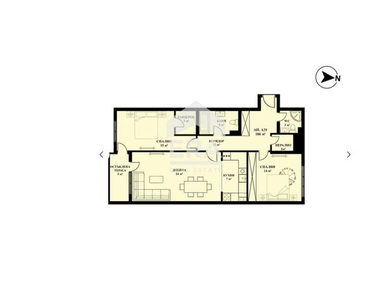 Продава  3-стаен град София , Люлин 5 , 125 кв.м | 83474958 - изображение [3]