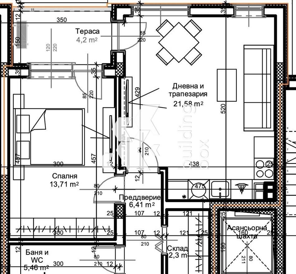 Продава 2-СТАЕН, гр. Пловдив, Остромила, снимка 5 - Апартаменти - 53858078
