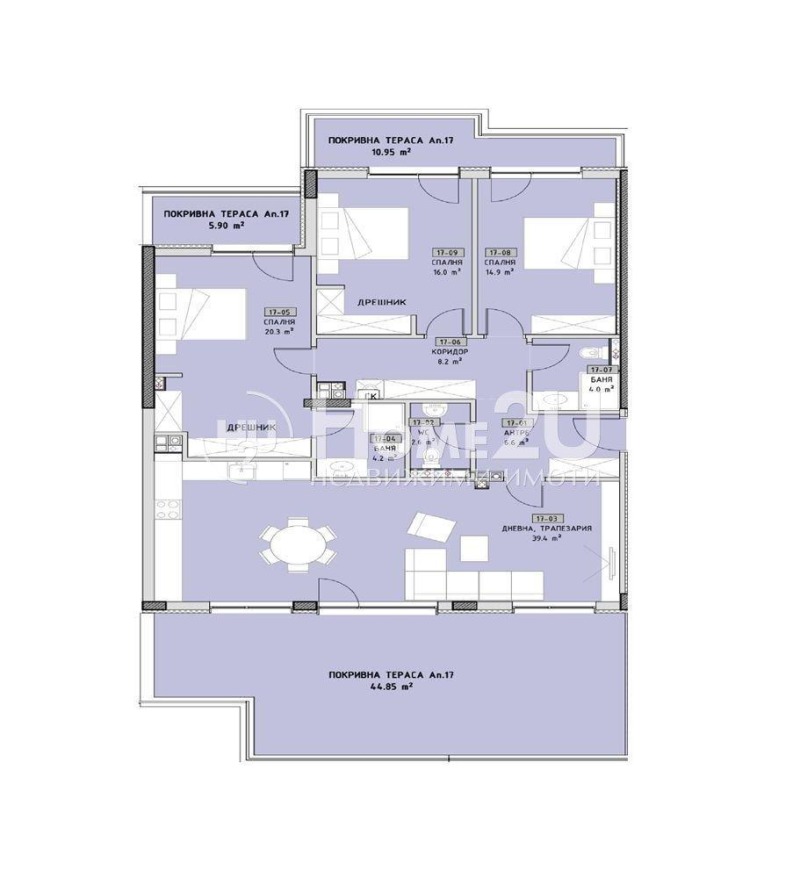 Продава 4-СТАЕН, гр. София, Малинова долина, снимка 3 - Апартаменти - 51205562