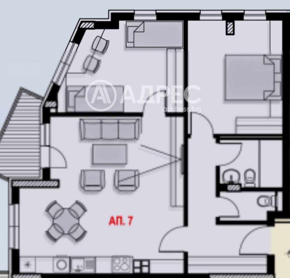 Продава 3-СТАЕН, гр. София, Манастирски ливади, снимка 3 - Апартаменти - 55691975