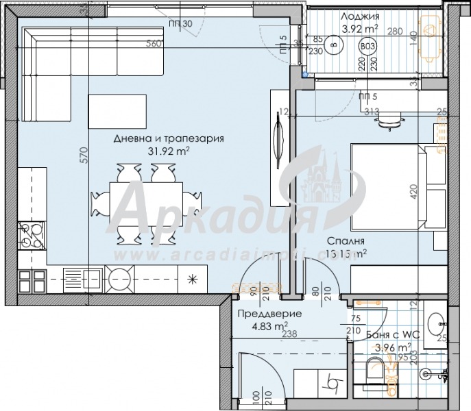 Продава 2-СТАЕН, гр. Пловдив, Кършияка, снимка 3 - Aпартаменти - 47355240