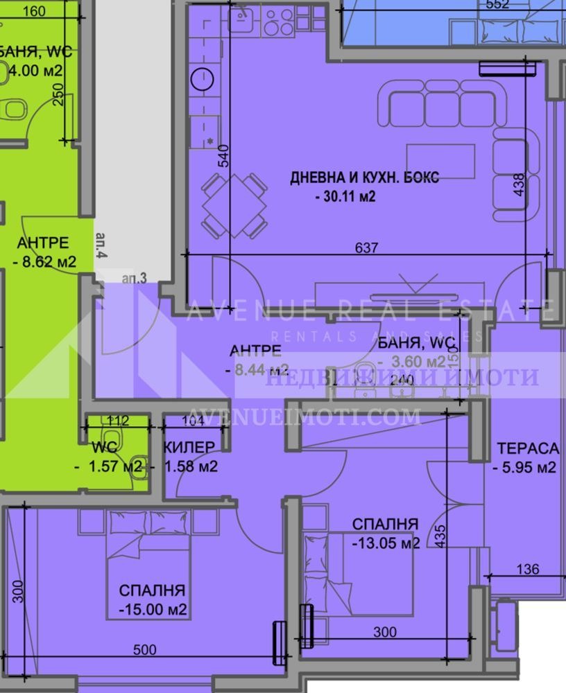 Продава 3-СТАЕН, гр. Пловдив, Южен, снимка 2 - Апартаменти - 51969330