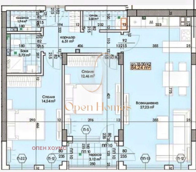 Продава  3-стаен, град Пловдив, Тракия •  114 460 EUR • ID 60864838 — holmes.bg - [1] 