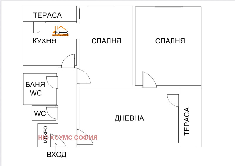 Продава  3-стаен град София , Гоце Делчев , 80 кв.м | 36007944 - изображение [2]