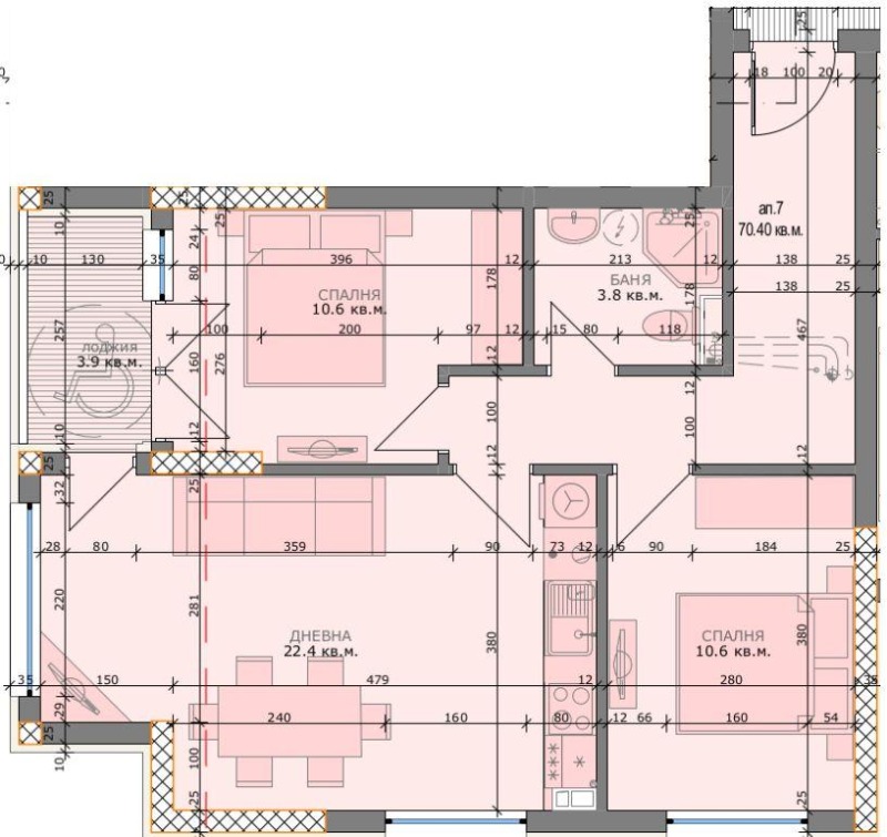 Zu verkaufen  2 Schlafzimmer Warna , Lewski 1 , 70 qm | 42681718 - Bild [2]